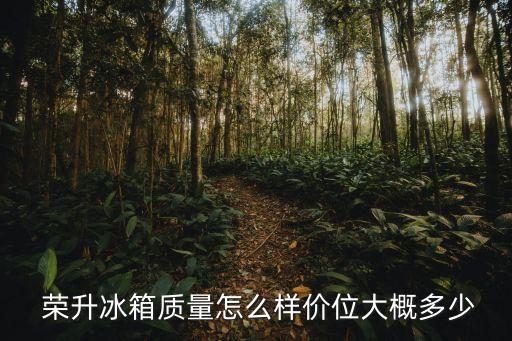  榮升冰箱質量怎么樣價位大概多少