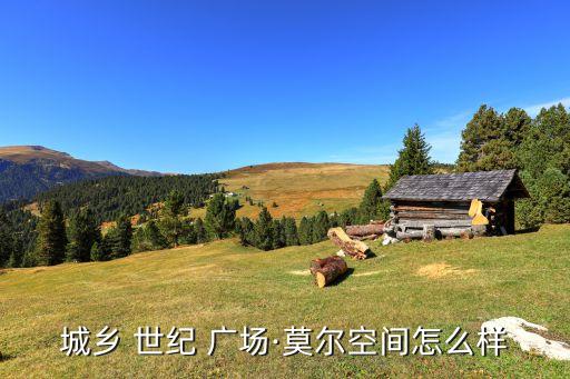 城鄉 世紀 廣場·莫爾空間怎么樣