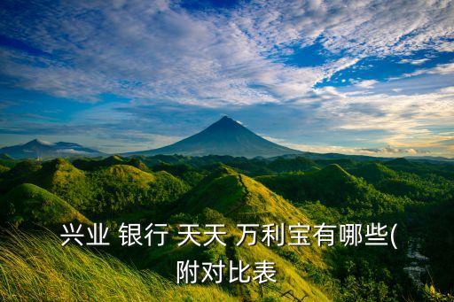  興業 銀行 天天 萬利寶有哪些(附對比表