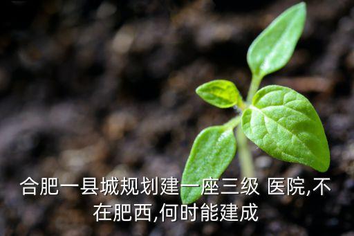 縣級醫院投資開發,投資一家縣級醫院多少錢