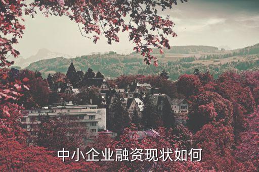 中小企業融資現狀如何