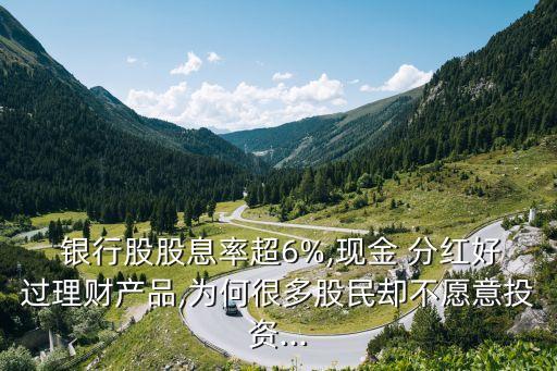  銀行股股息率超6%,現金 分紅好過理財產品,為何很多股民卻不愿意投資...