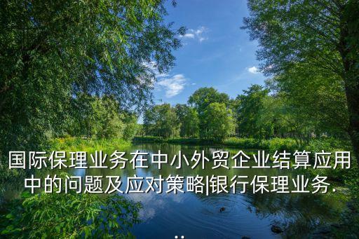 中國貿易匯款融資發展現狀