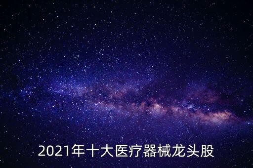 2021年十大醫療器械龍頭股