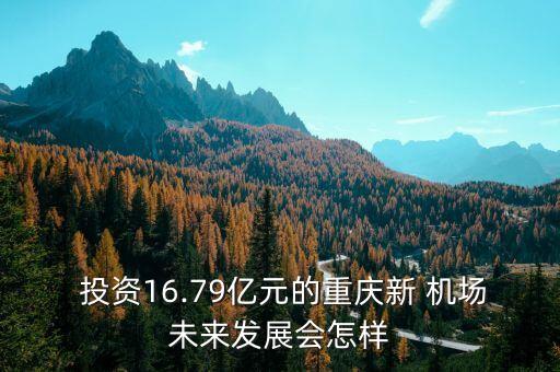  投資16.79億元的重慶新 機場未來發展會怎樣