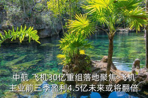 中航 飛機30億重組落地聚焦 飛機主業前三季盈利4.5億未來或將翻倍