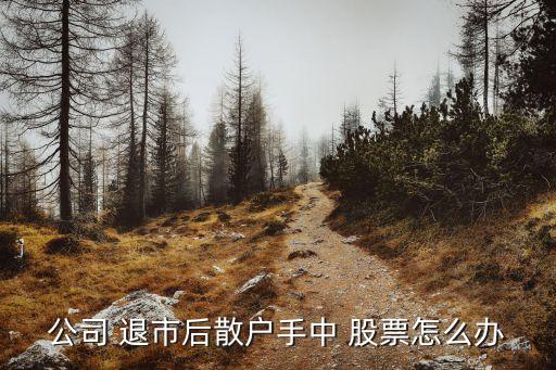 企業退市股票怎么辦,永遠不會退市的企業股票