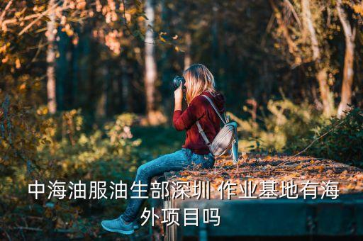  中海油服油生部深圳 作業基地有海外項目嗎