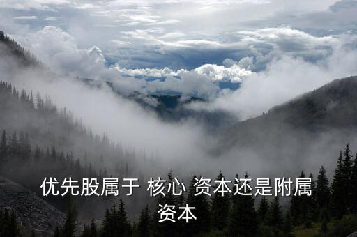 商業銀行優先股算核心資本嗎,優先股是商業銀行的核心資本嗎