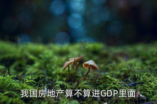 我國房地產算不算進GDP里面