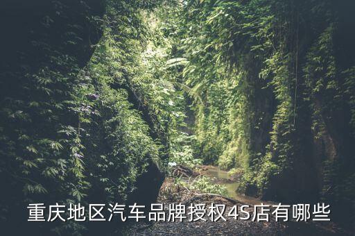  重慶地區汽車品牌授權4S店有哪些
