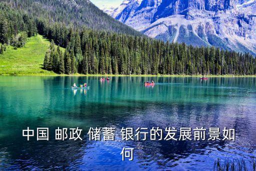中國 郵政 儲蓄 銀行的發展前景如何