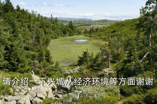 請介紹一下興城從經濟環境等方面謝謝了