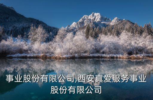 捷達事業股份有限公司,西安真愛服務事業股份有限公司