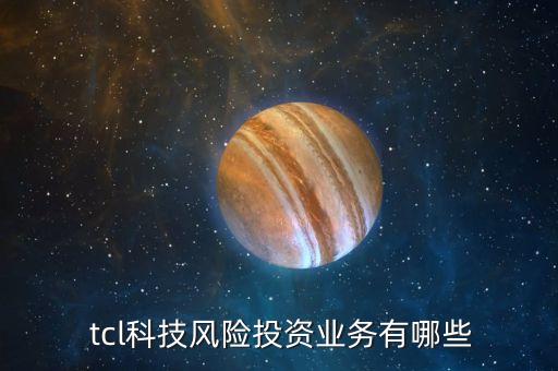  tcl科技風險投資業務有哪些