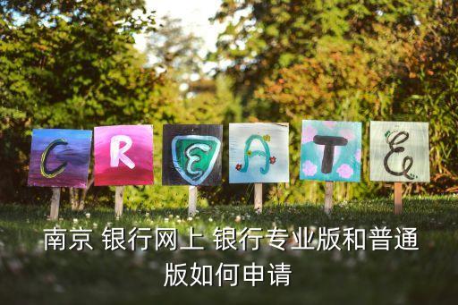 南京銀行開通網銀多少錢