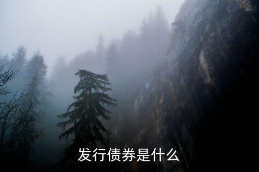 發行債券是什么