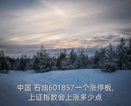 中國 石油601857一個漲停板,上證指數會上漲多少點