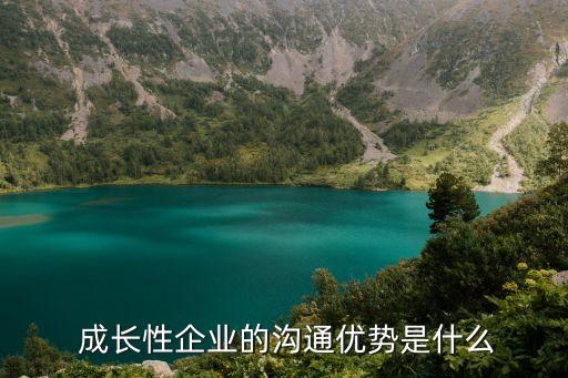  成長性企業的溝通優勢是什么