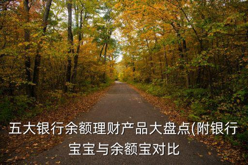 五大銀行余額理財產品大盤點(附銀行寶寶與余額寶對比