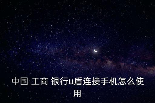 工商銀行個人網上銀行u盾怎么用