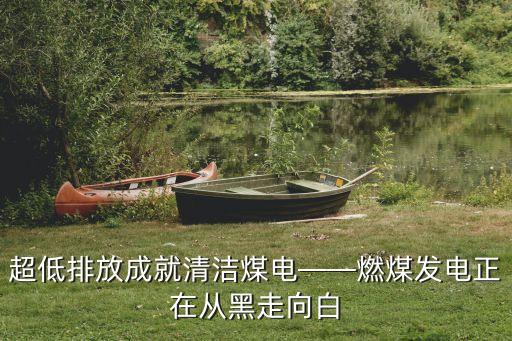 超低排放成就清潔煤電——燃煤發電正在從黑走向白