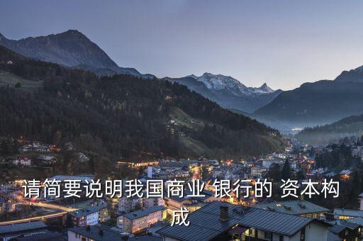 請簡要說明我國商業 銀行的 資本構成