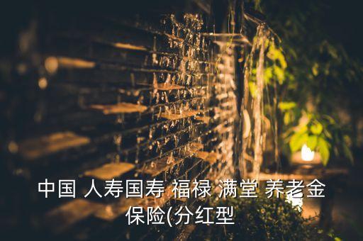 中國人壽養老保險福祿滿堂,福祿滿堂養老保險案例