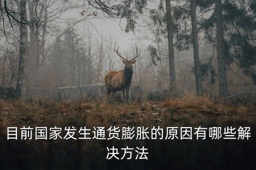 目前國家發生通貨膨脹的原因有哪些解決方法