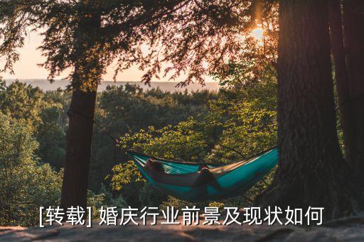 [轉載] 婚慶行業前景及現狀如何