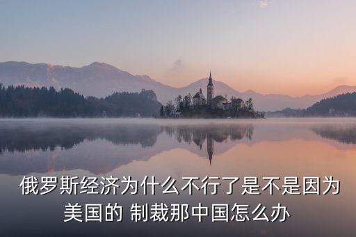  俄羅斯經濟為什么不行了是不是因為美國的 制裁那中國怎么辦