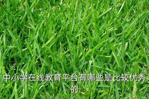 中小學在線教育平臺有哪些是比較優秀的