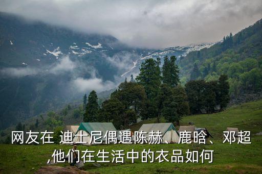 網友在 迪士尼偶遇陳赫、鹿晗、鄧超,他們在生活中的衣品如何