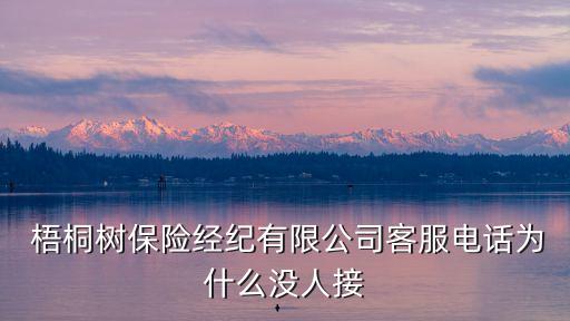  梧桐樹保險經紀有限公司客服電話為什么沒人接