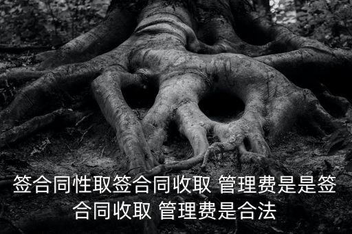 集團管理費協議,村委會收取管理費協議