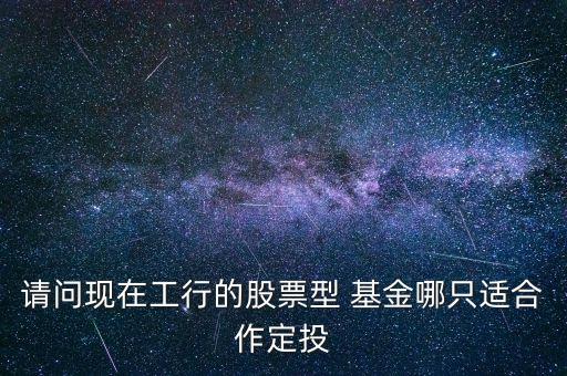 請問現在工行的股票型 基金哪只適合作定投