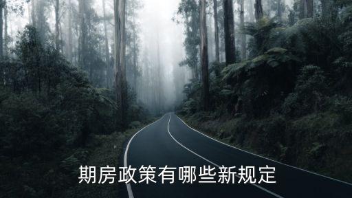  期房政策有哪些新規定