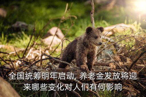 全國統籌明年啟動, 養老金發放將迎來哪些變化對人們有何影響