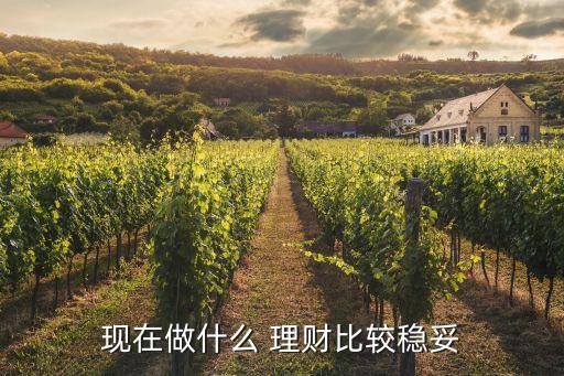 現在做什么 理財比較穩妥