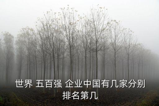中國世界五百強企業排名2013,世界五百強前十名企業排名