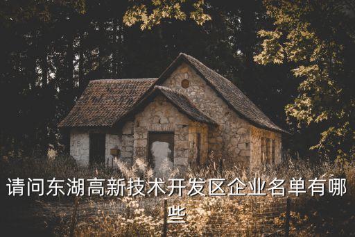 請問東湖高新技術開發區企業名單有哪些
